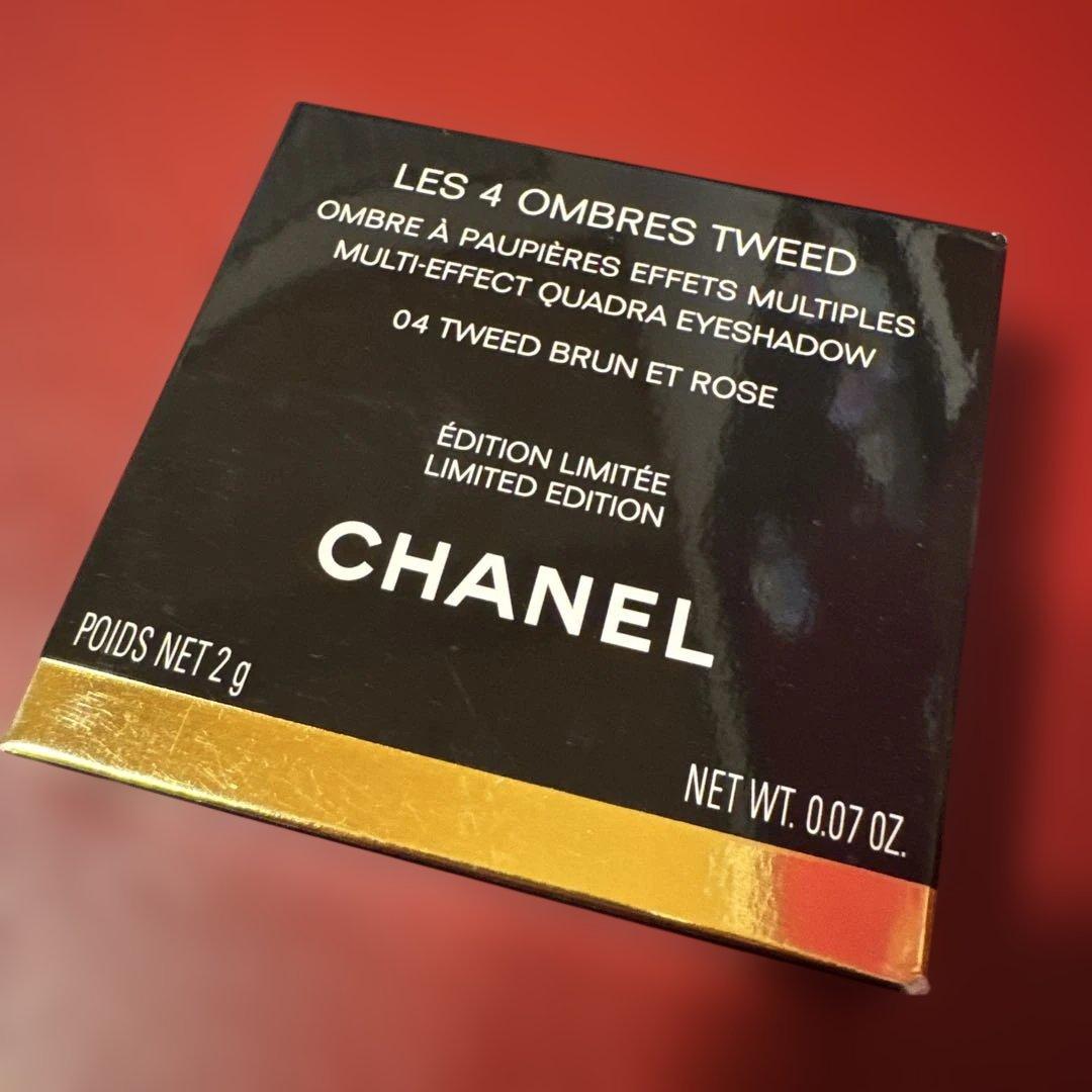 ★シャネル【新品未使用】アイシャドウ レ キャトル ツィード 04
