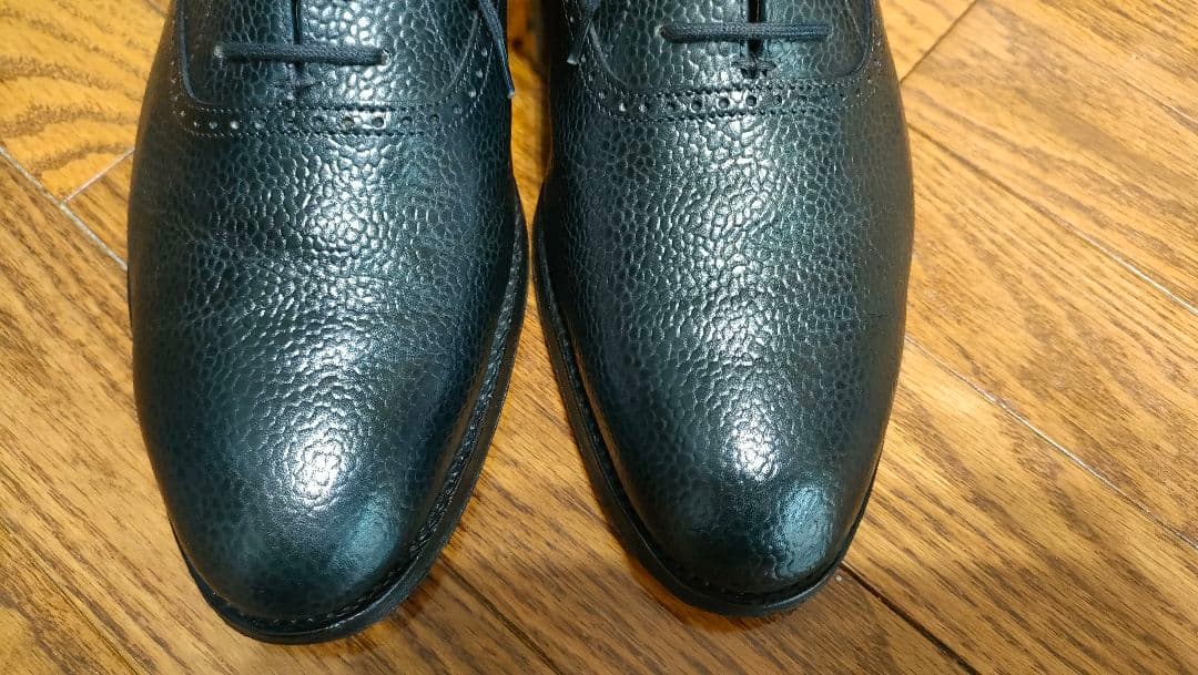 CROCKETT & JONES（クロケット＆ジョーンズ）7E シボ革 ネイビー
