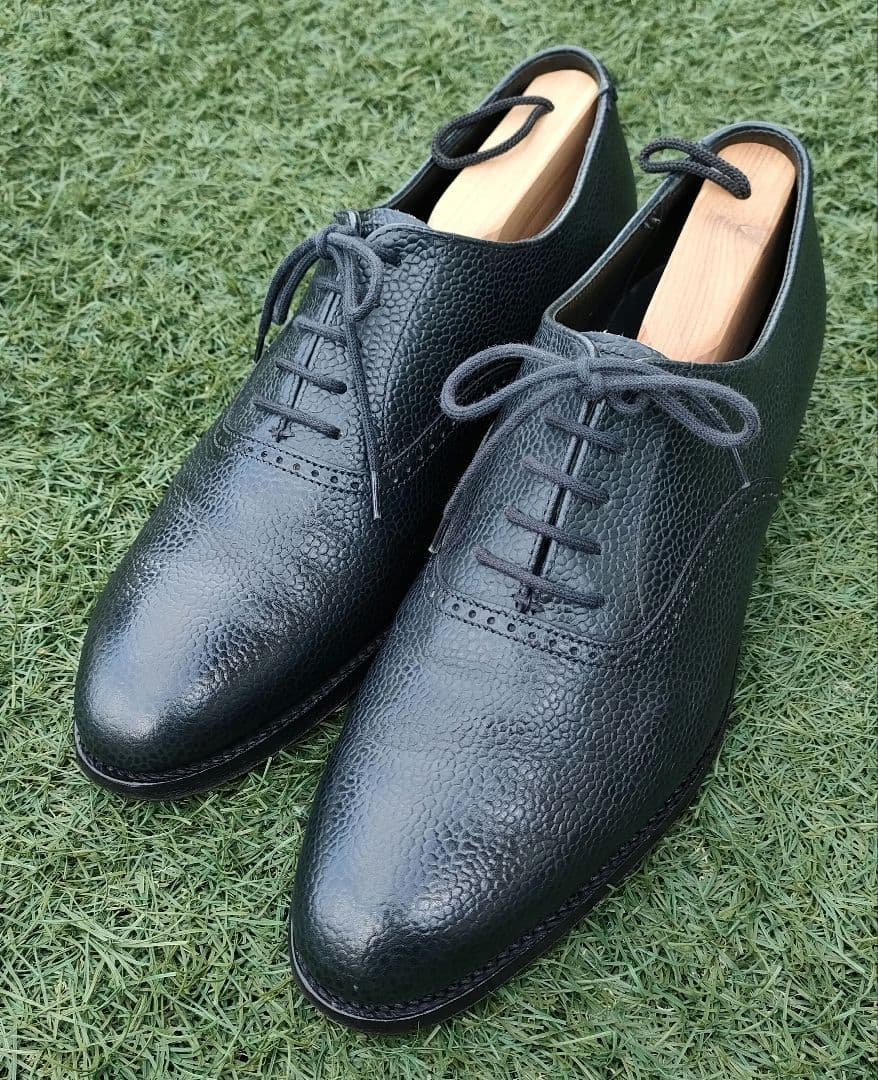 CROCKETT & JONES（クロケット＆ジョーンズ）7E シボ革 ネイビー