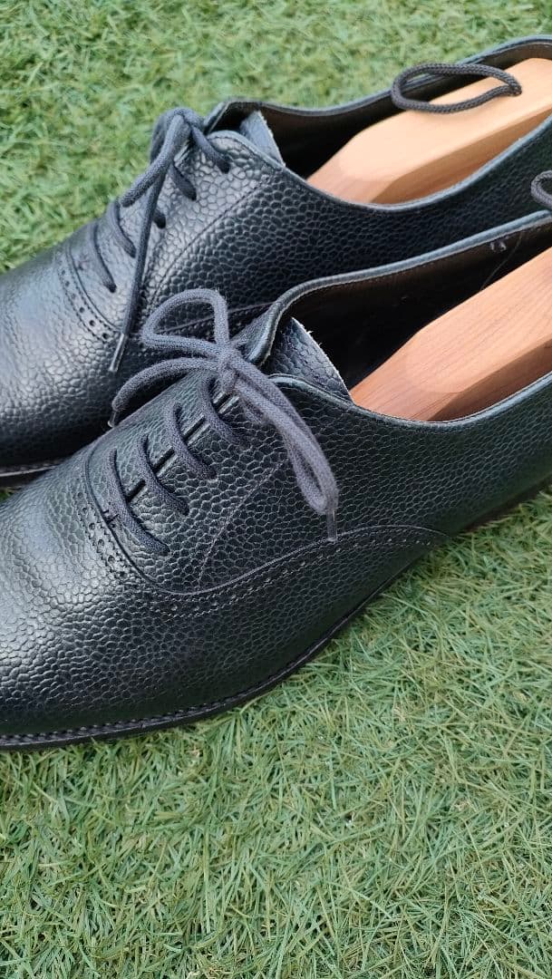 CROCKETT & JONES（クロケット＆ジョーンズ）7E シボ革 ネイビー