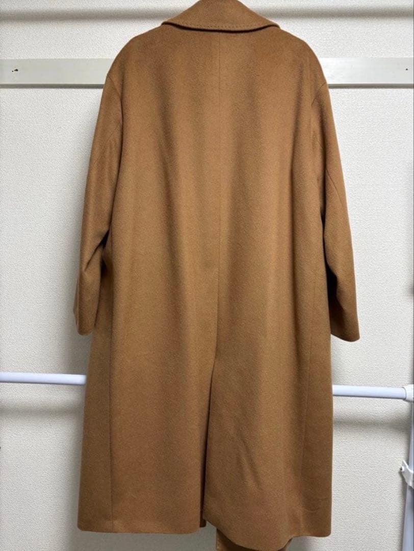 【美品】23区 ロングコート カシミヤ混 46