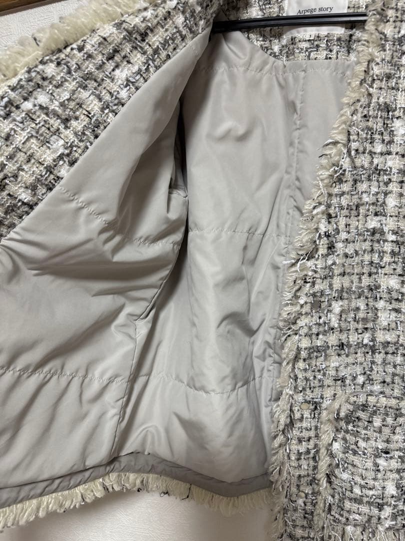 Arpege story ノーカラージャケット