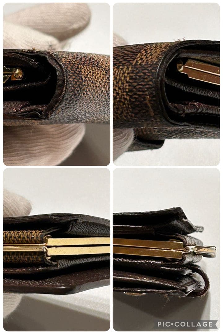 【極美品】ルイヴィトン モノグラム 折り財布 ポルトモネビエ ヴィエノワ がま口