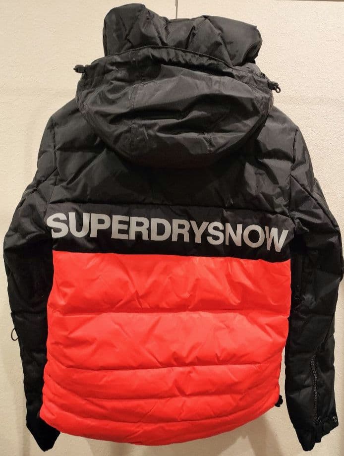 【タグ付新品】SuperdryスキーダウンパファージャケットM