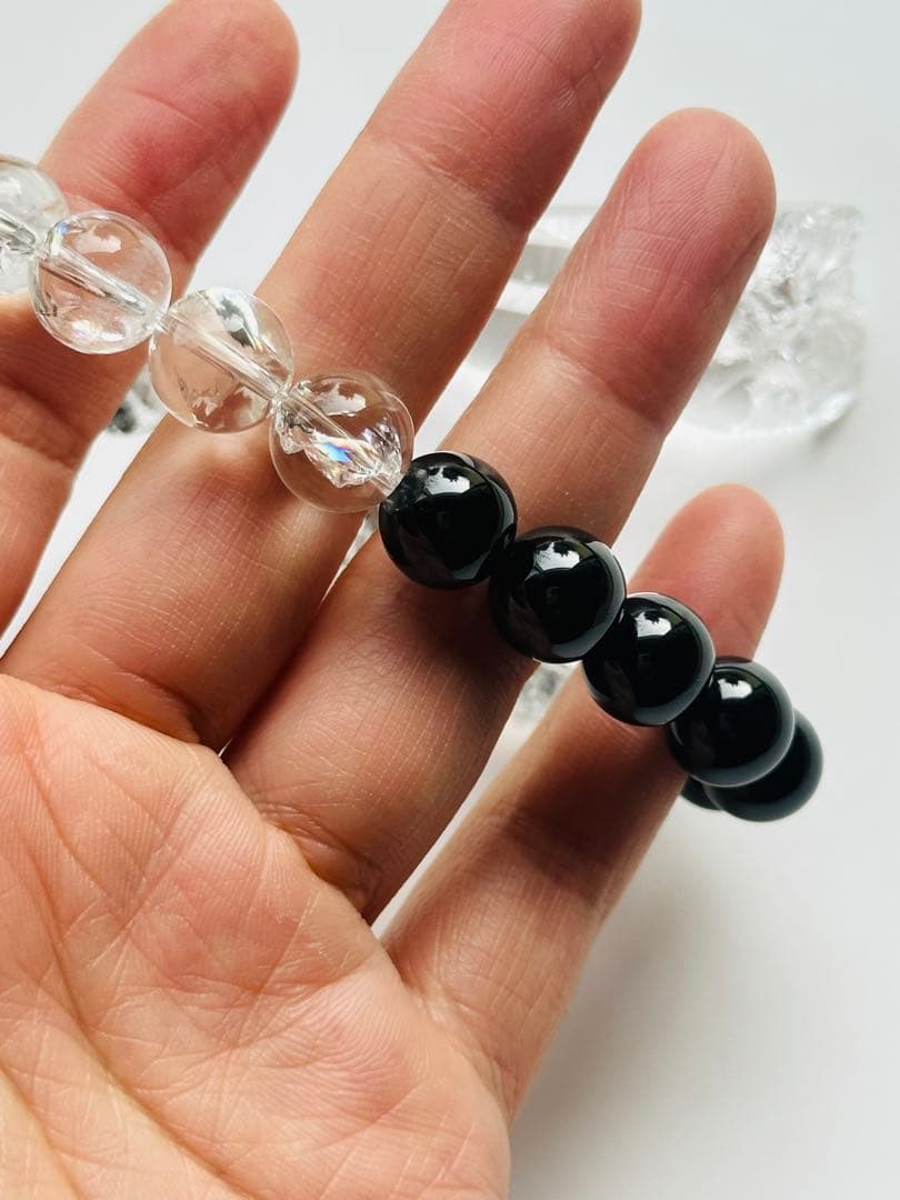 ユニドロブレスレット　ブラック系