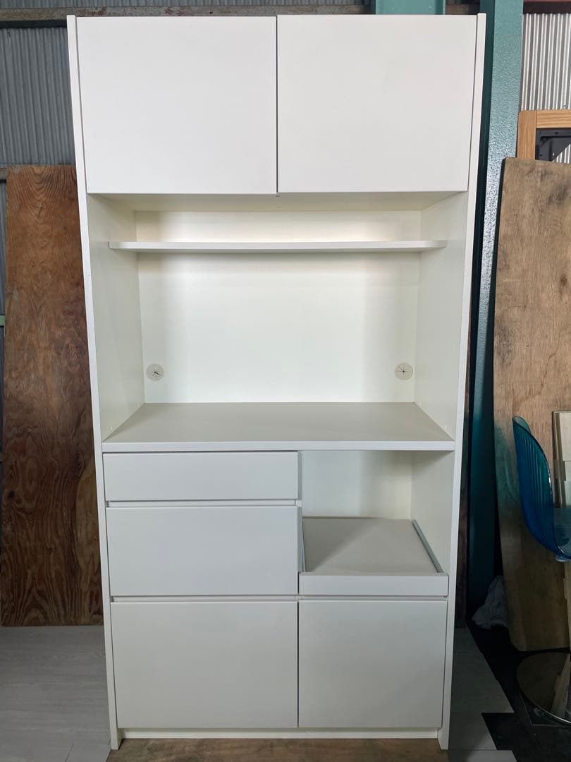 パモウナ 食器棚 レンジボード レンジ台