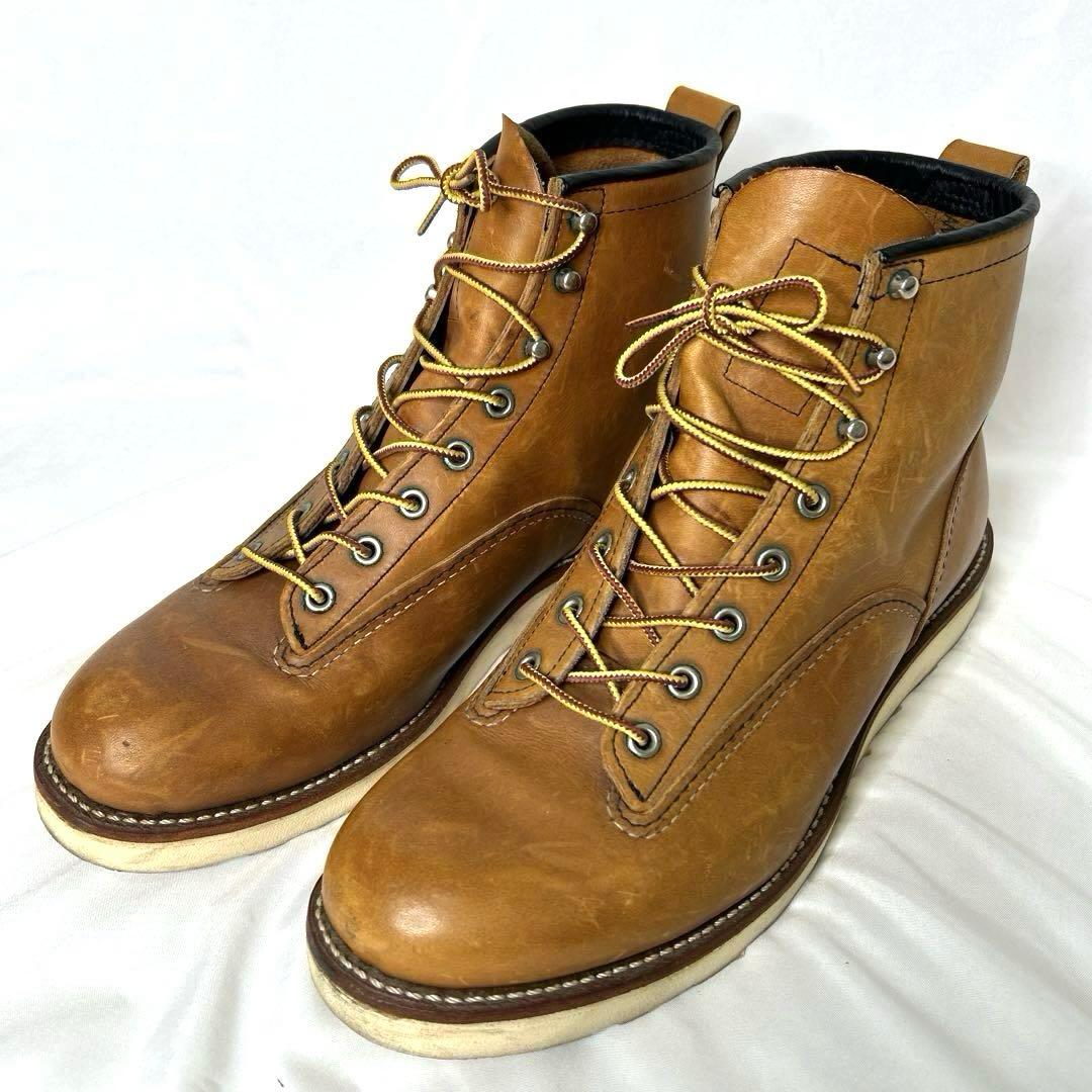 良品 REDWING レッドウィング ラインマン 2904 10D 28cm