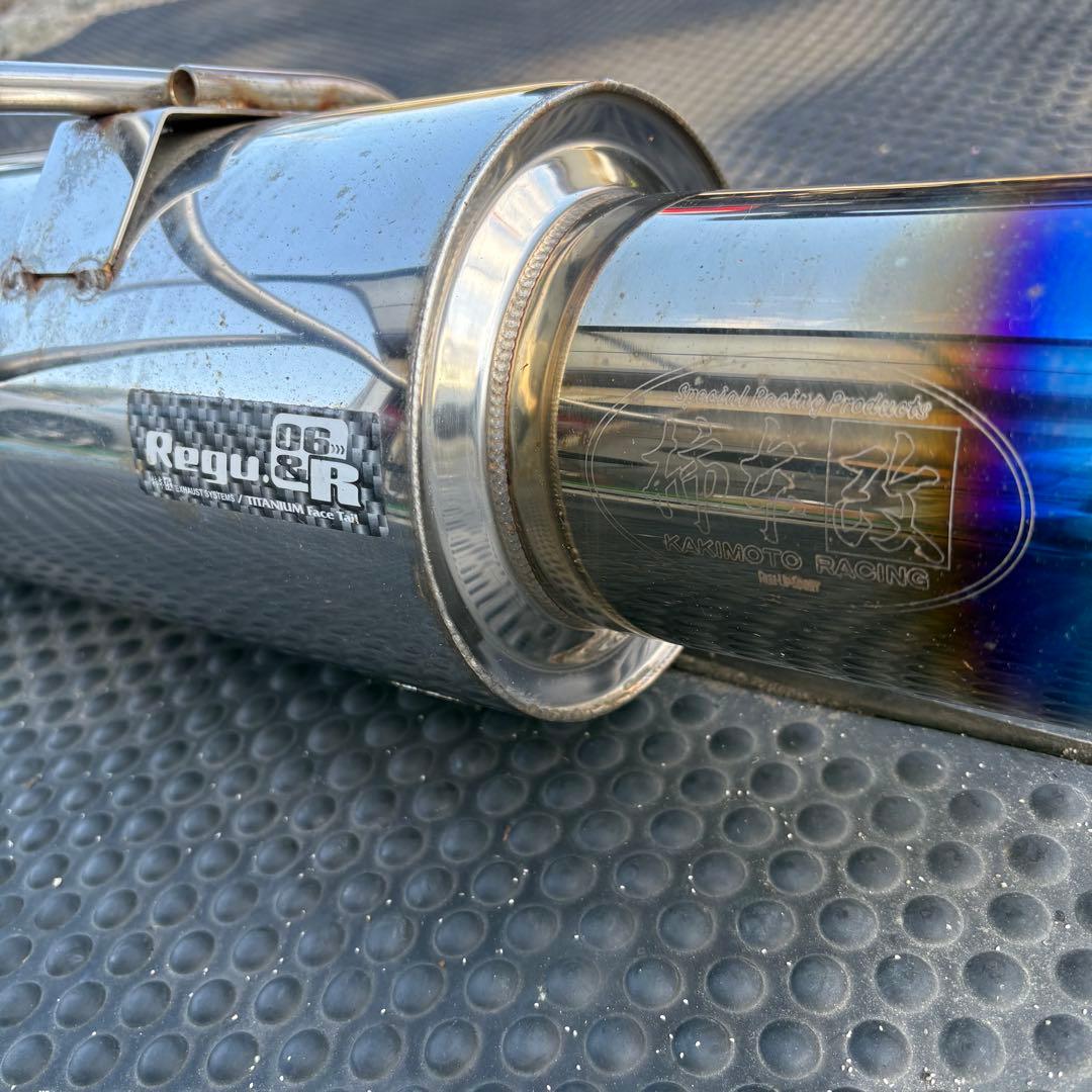 GDA インプレッサWRX 社外 柿本改 Regu.06&R リアピース