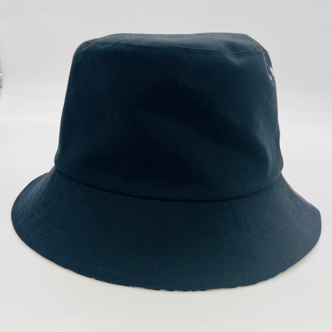ディオール テディ オブリーク　リバーシブル　バケットハット ブラックトロッター