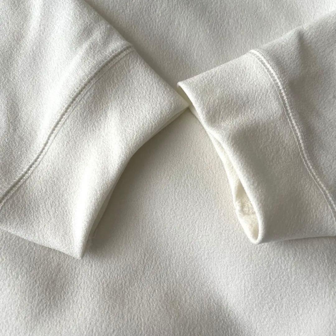 美品✨Whim Gazette Vガゼットプルオーバー　ホワイト　ロングスリーブ