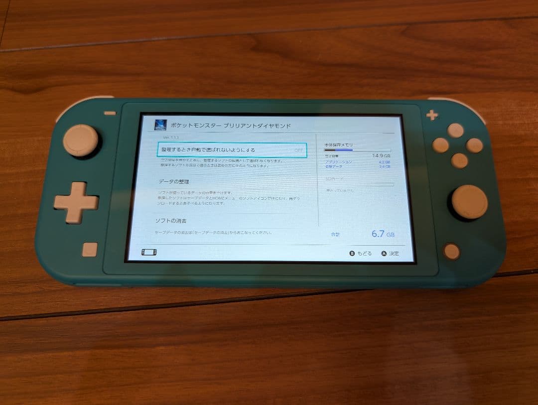 Nintendo Switch Lite ポケモンBDSP1.1.1ソフト付き