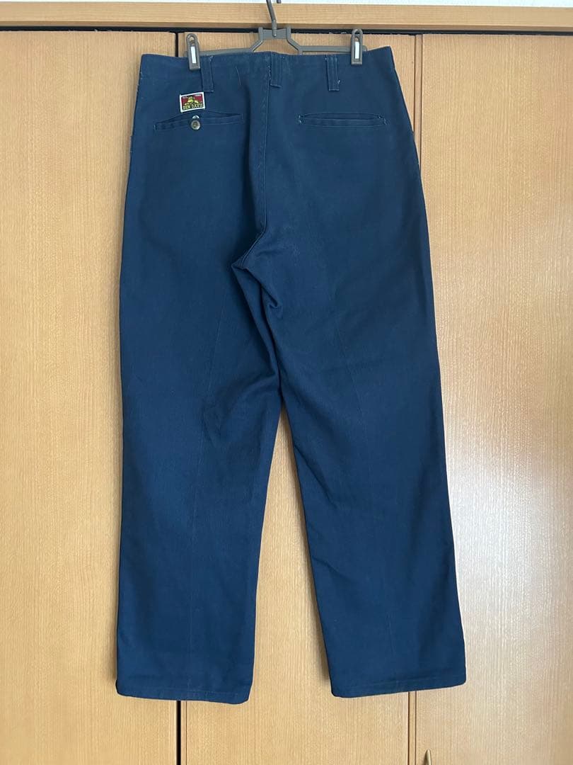 90s BEN DAVIS フリスコパンツ ネイビー ドミニカ製