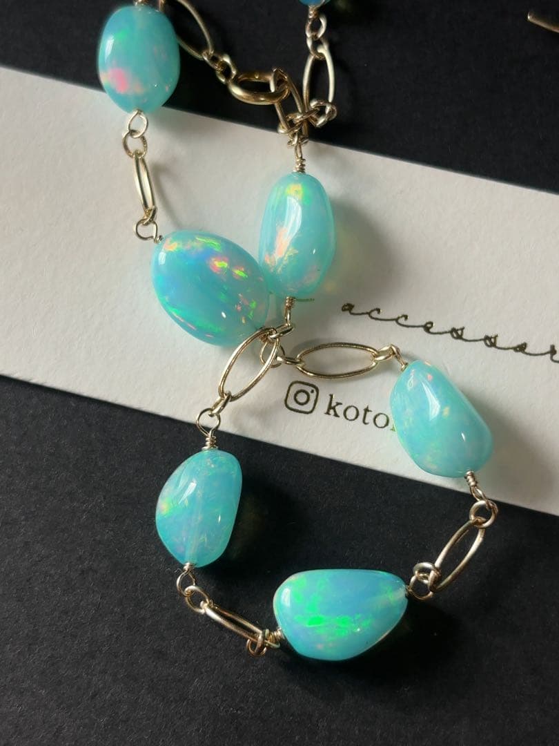 シーブルーカラーオパールset R958