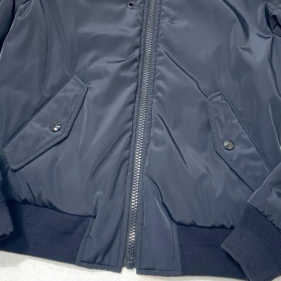 美品✨コーチ MA-1 ボンバージャケット リバーシブル シグネチャー 黒×紺