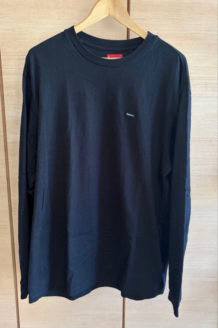22fw supreme Small Box L/S Tee L 黒 ロンT