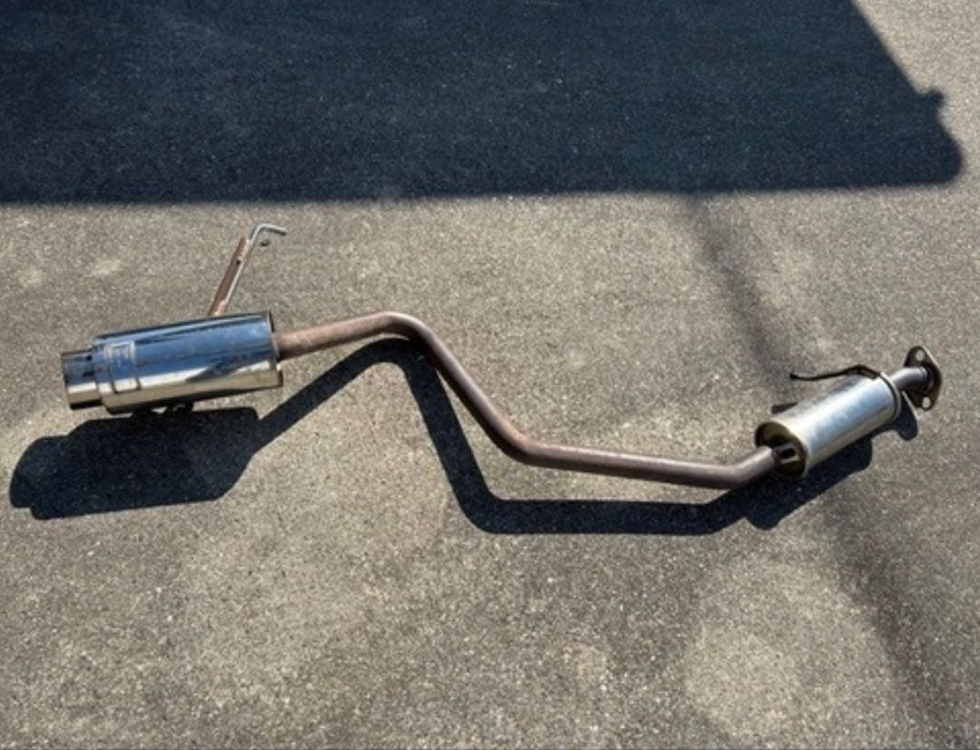 引取り限定　JB23 マフラー ジムケンタック製　左出し