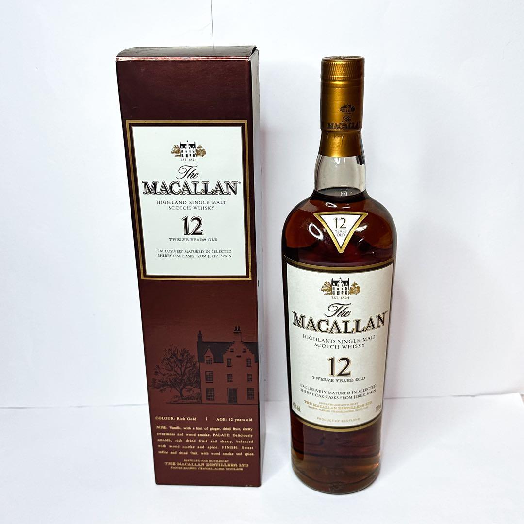 The MACALLAN ザ・マッカラン12年 シェリーオーク 旧ボトル