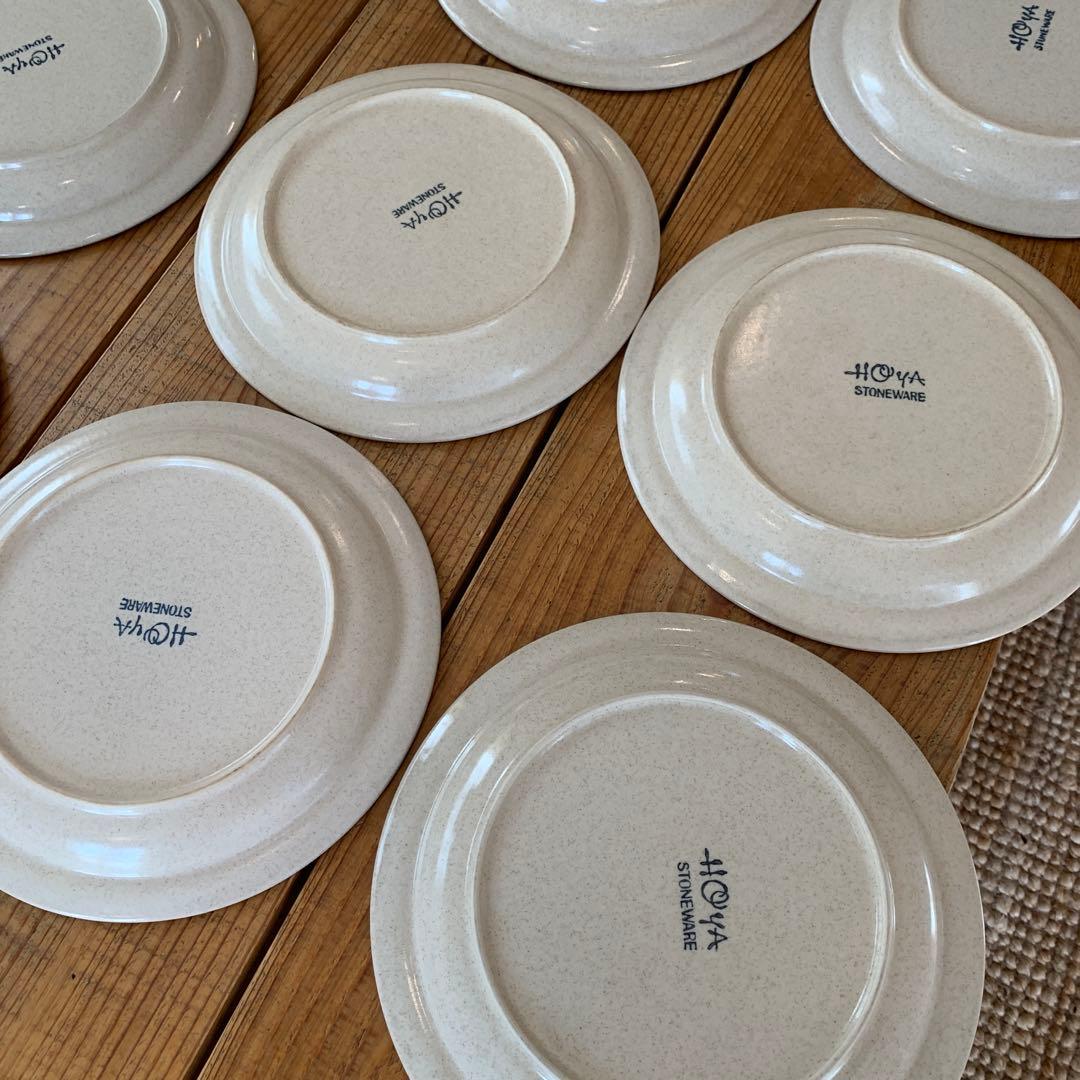 20枚 HOYA ストーンウェア ホヤ プレート STONE WARE 23㎝