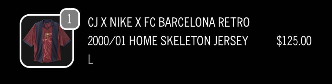 正規品 トラビススコット NIKE FC バルセロナ ナイキ TRAVIS L