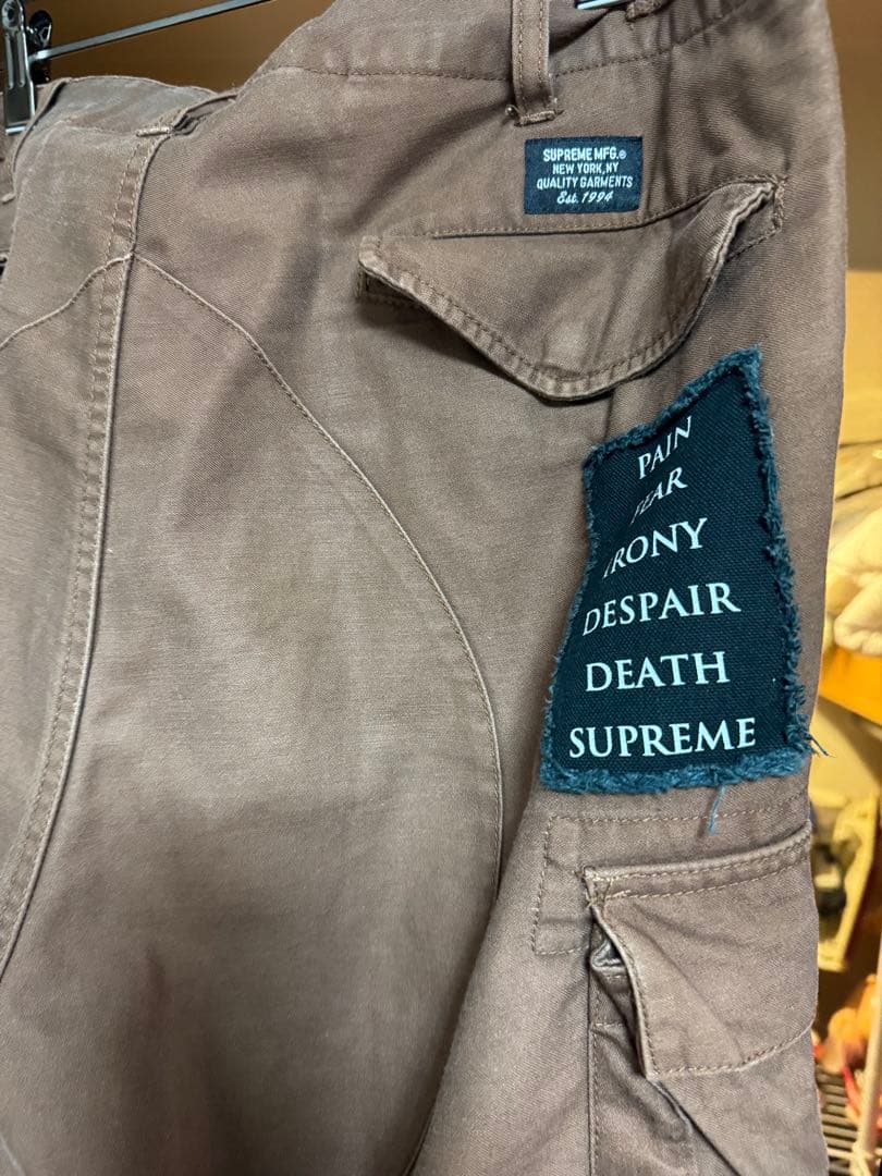 シュプリーム　クロウコラボ　カーゴパンツ 32