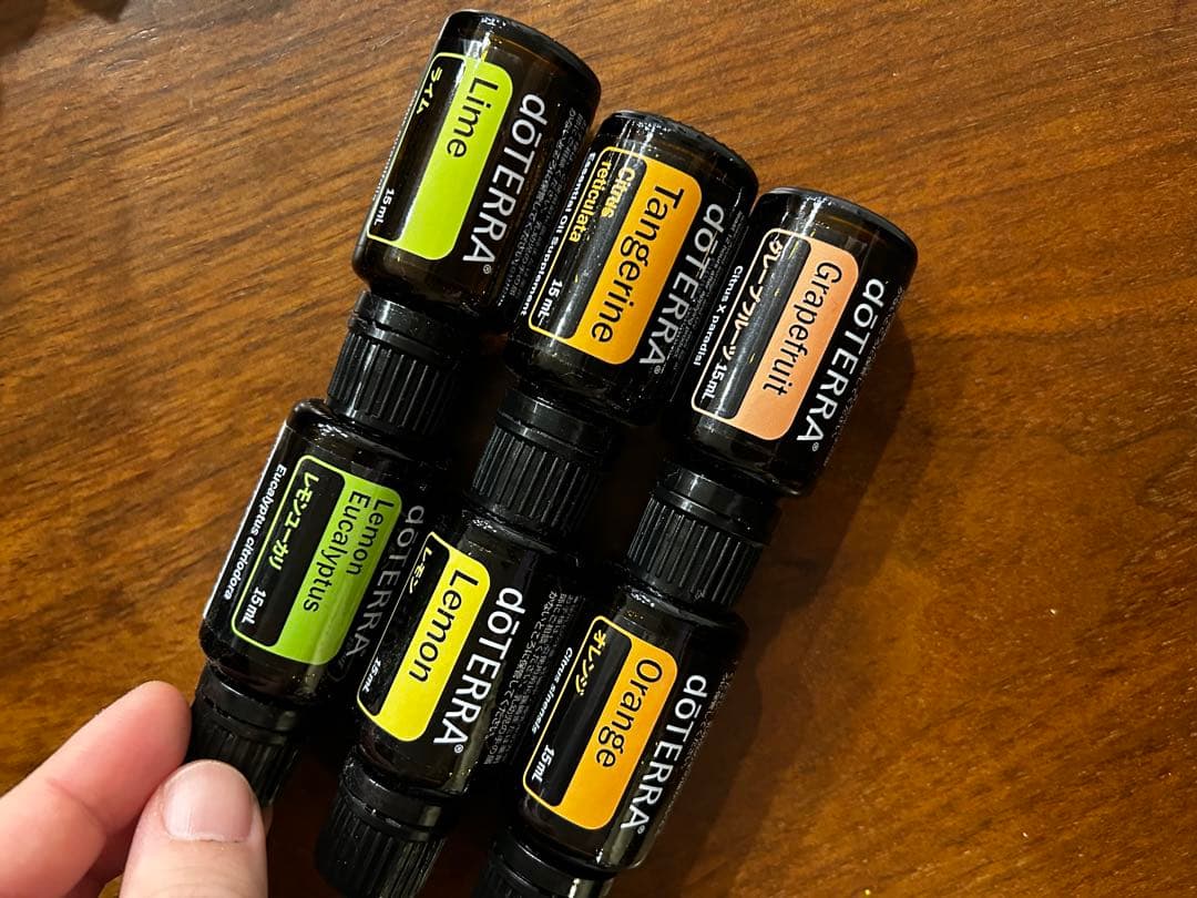 【新品未開封】ドテラ doTERRA 15ml 6本セット まとめ売り　柑橘系