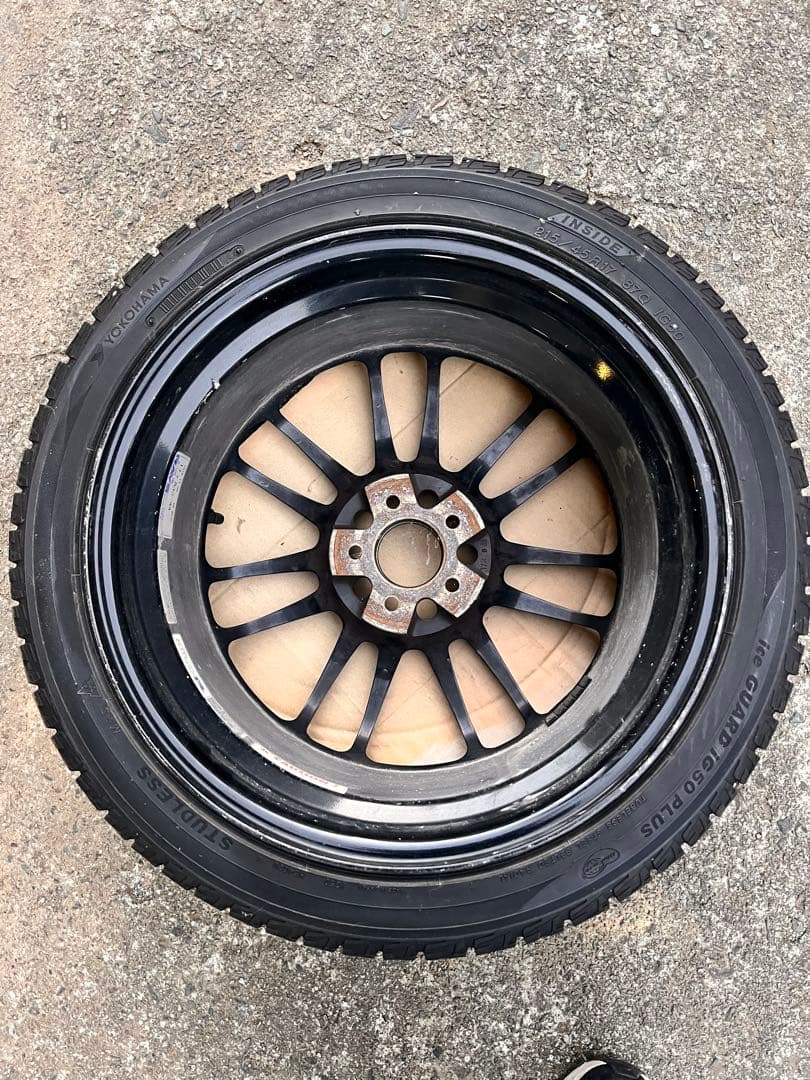 鍛造Rays VOLK RACING RE30 8J PCD100 スタッドレス