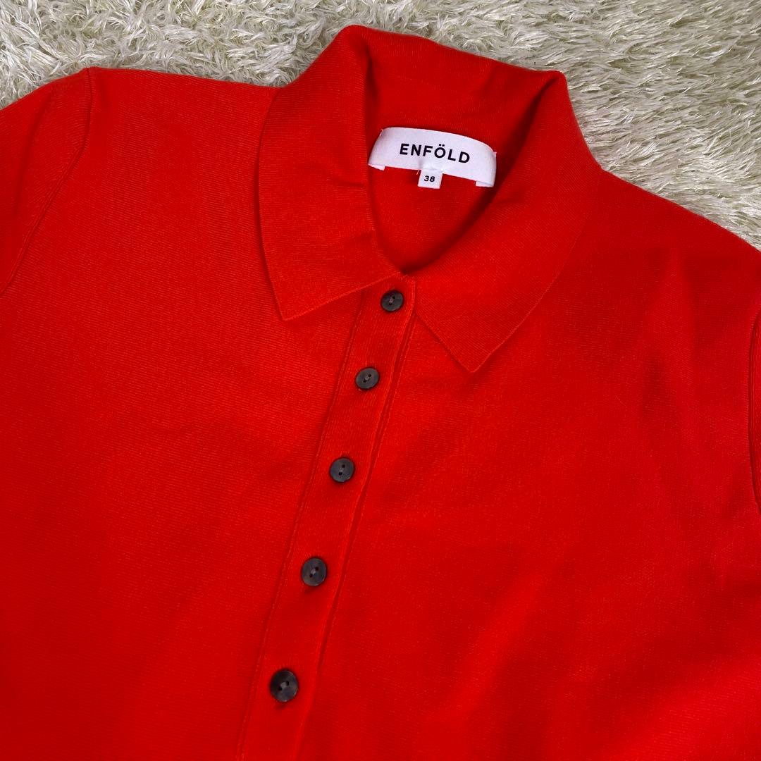 【浜辺美波着用】24SS ENFOLD FIT FLARE POLO