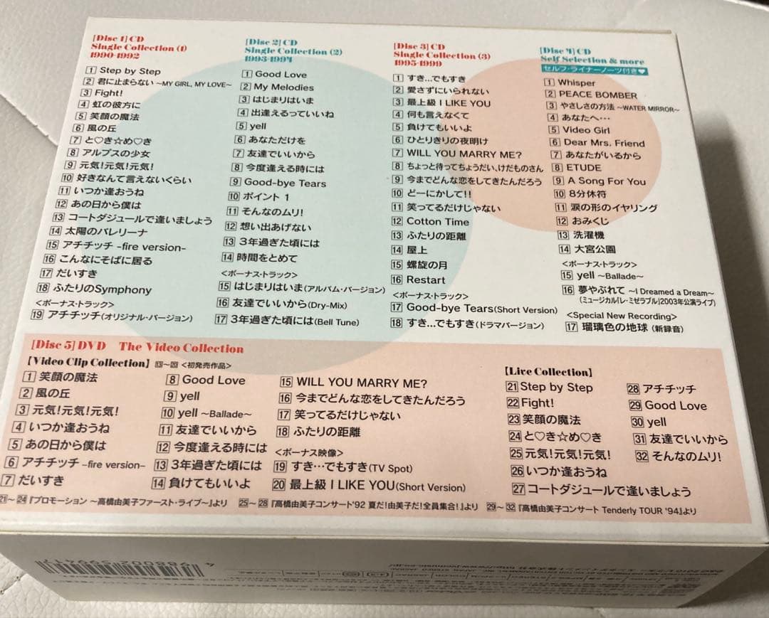 最終値下激レア!!ほぼ流通無し高橋由美子さん20周年アニバーサリーCDです。