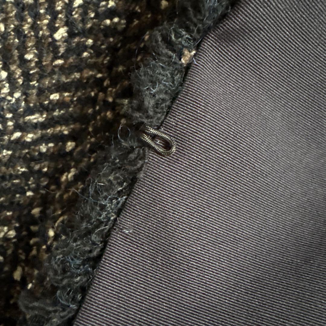 ✨タグ付・未使用品✨アビィAVIE ノーカラーツイードジャケット日本製　高級生地