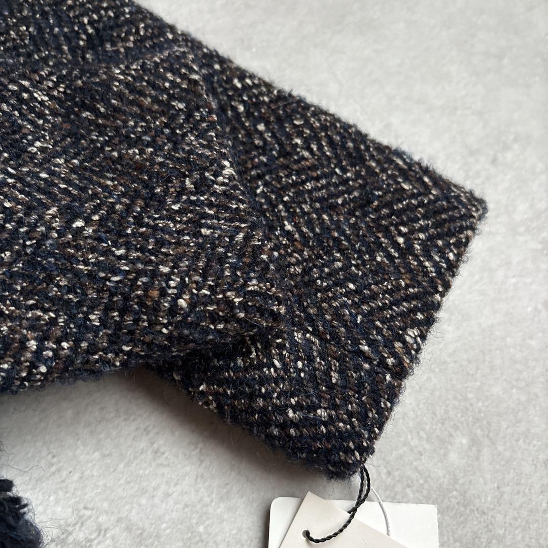 ✨タグ付・未使用品✨アビィAVIE ノーカラーツイードジャケット日本製　高級生地