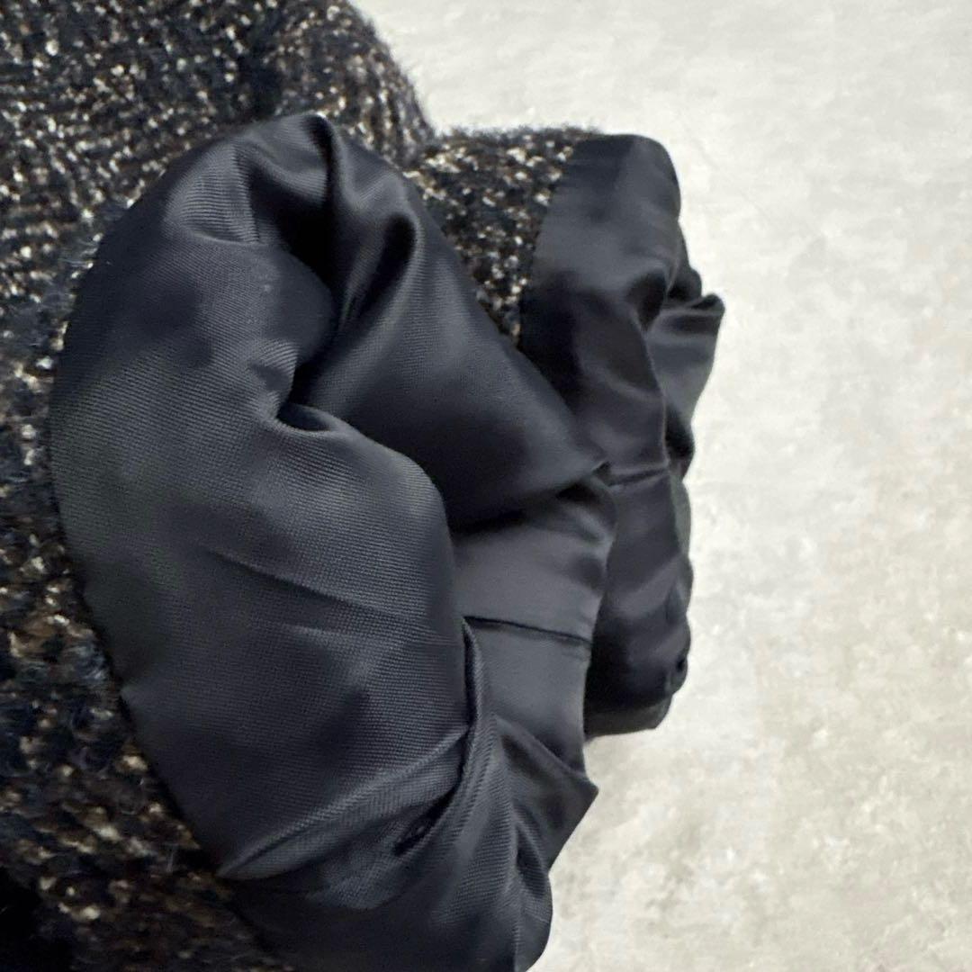 ✨タグ付・未使用品✨アビィAVIE ノーカラーツイードジャケット日本製　高級生地