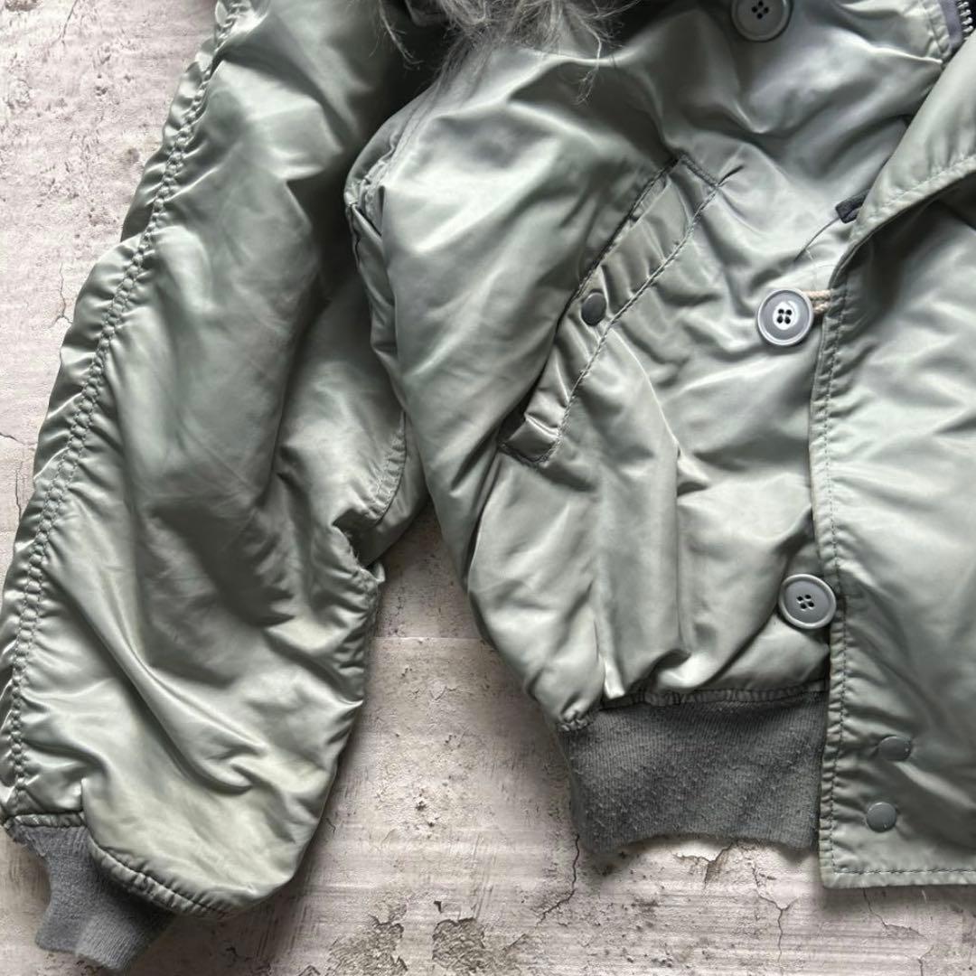 ✨旧タグ　80年代✨　Alpha n-2b シルバー USA製　平成　y2k