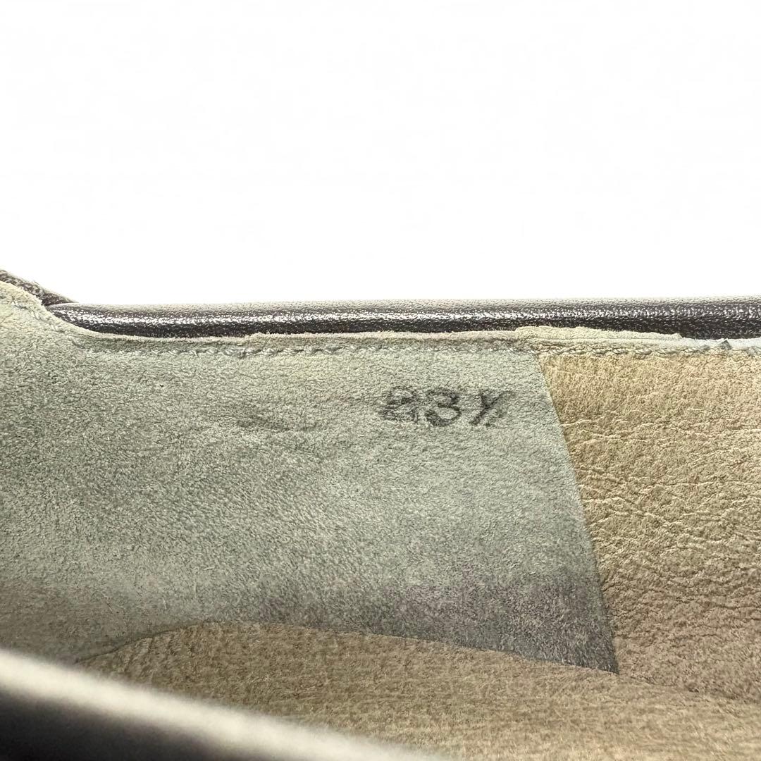 セール‼️【美品】 ヨーガンレール フラットシューズ レザー ブラック 23.5