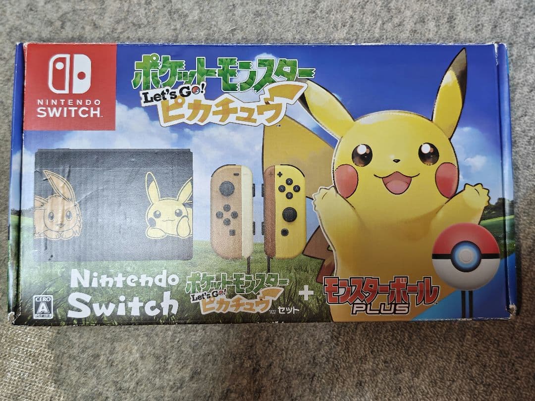 動作良好　switch 本体 ピカチュウ　モンスターボールplus