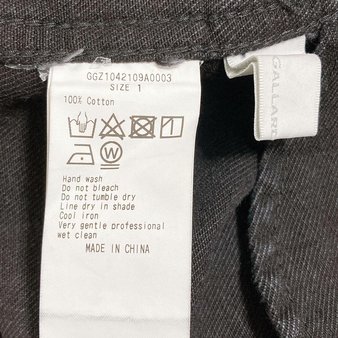 GALLARDAGALANTE　デニムサロペット　ブラック　サイズ1