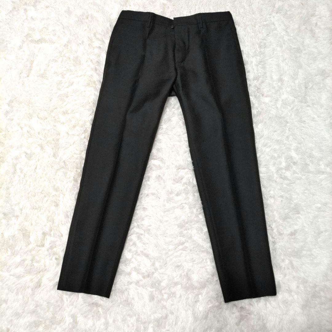 【極美品】 ディースクエアード タキシード セットアップ 千鳥柄 光沢 黒 50