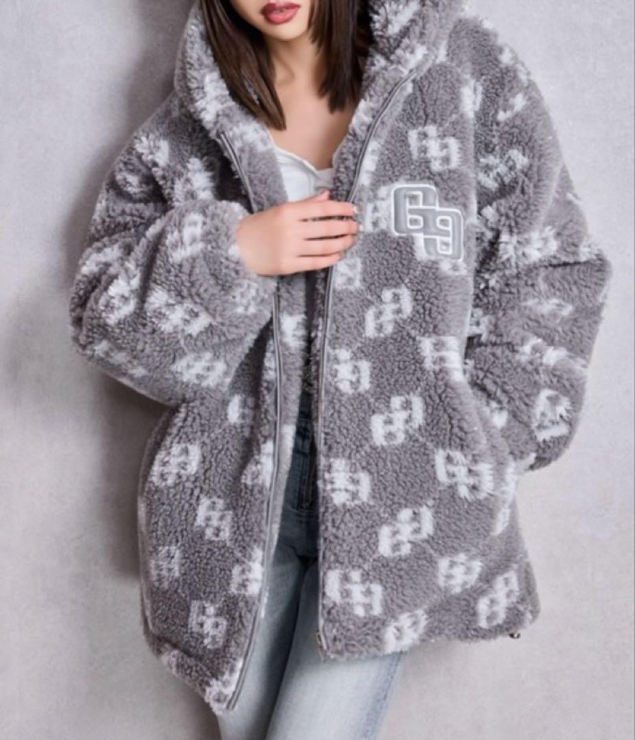 ジェイダ GYDA GGラメボアBIGブルゾン