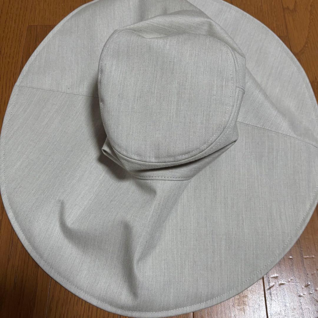 サンバリア100 ナチュラル・ワイドハット(アイボリー)