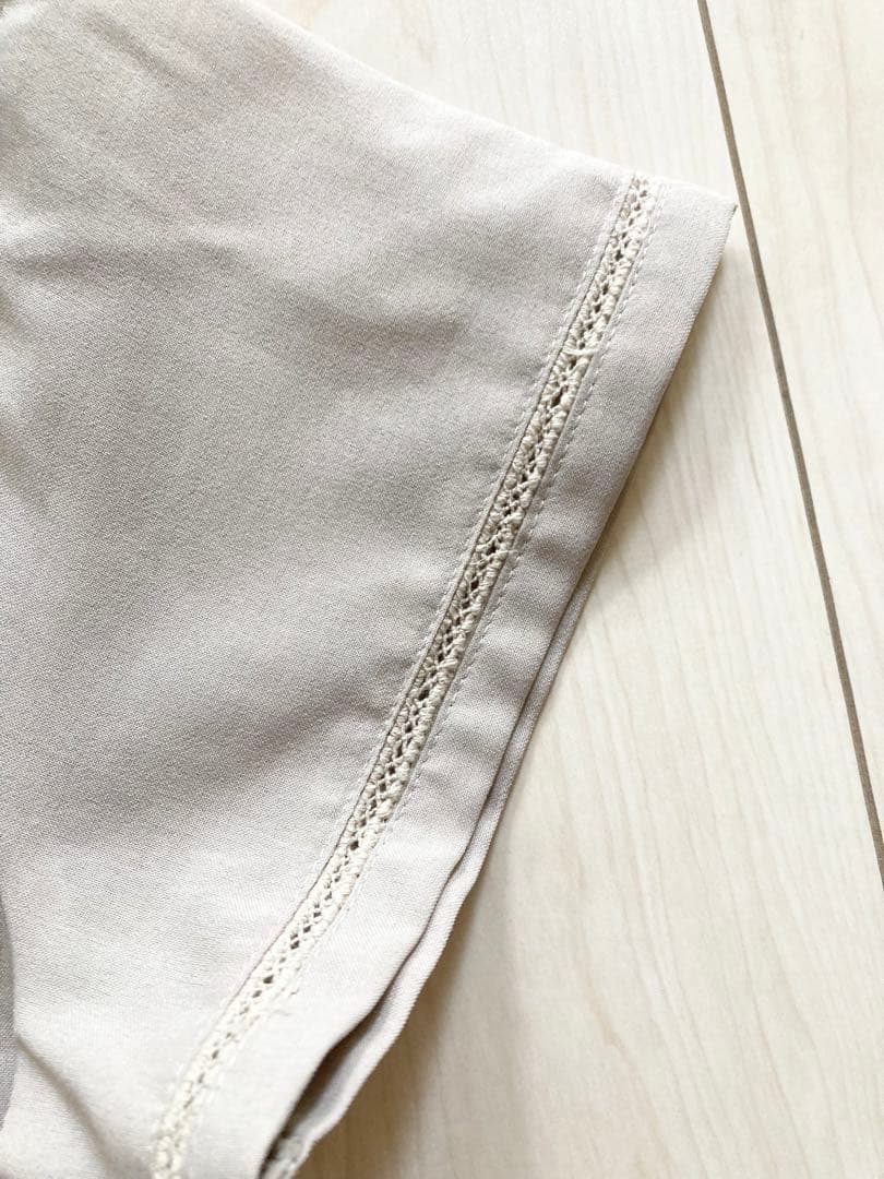 未使用　メゾピアノ　セットアップ　160cm セーラー半袖シャツ ショートパンツ