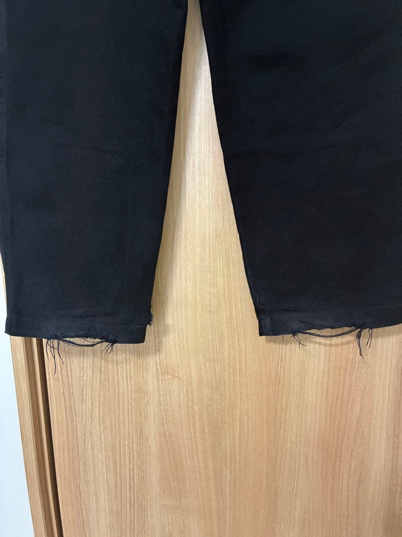 Stussy ダブルニー　サイズ30 ブラック