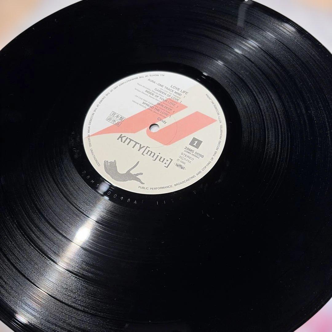 [レコード] オリジナル見本盤　Cindy love life LP