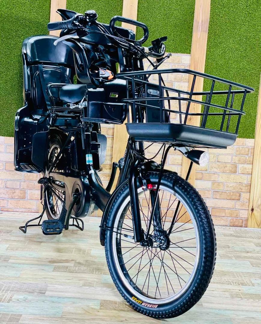 ブラック系 最高峰 王様 ギュットアニーズ子供乗せ電動アシスト H2839