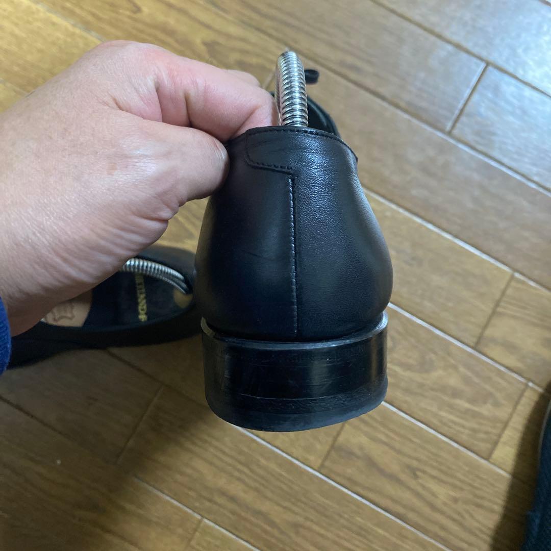 SHETLAND FOX ブラック ドレスシューズ