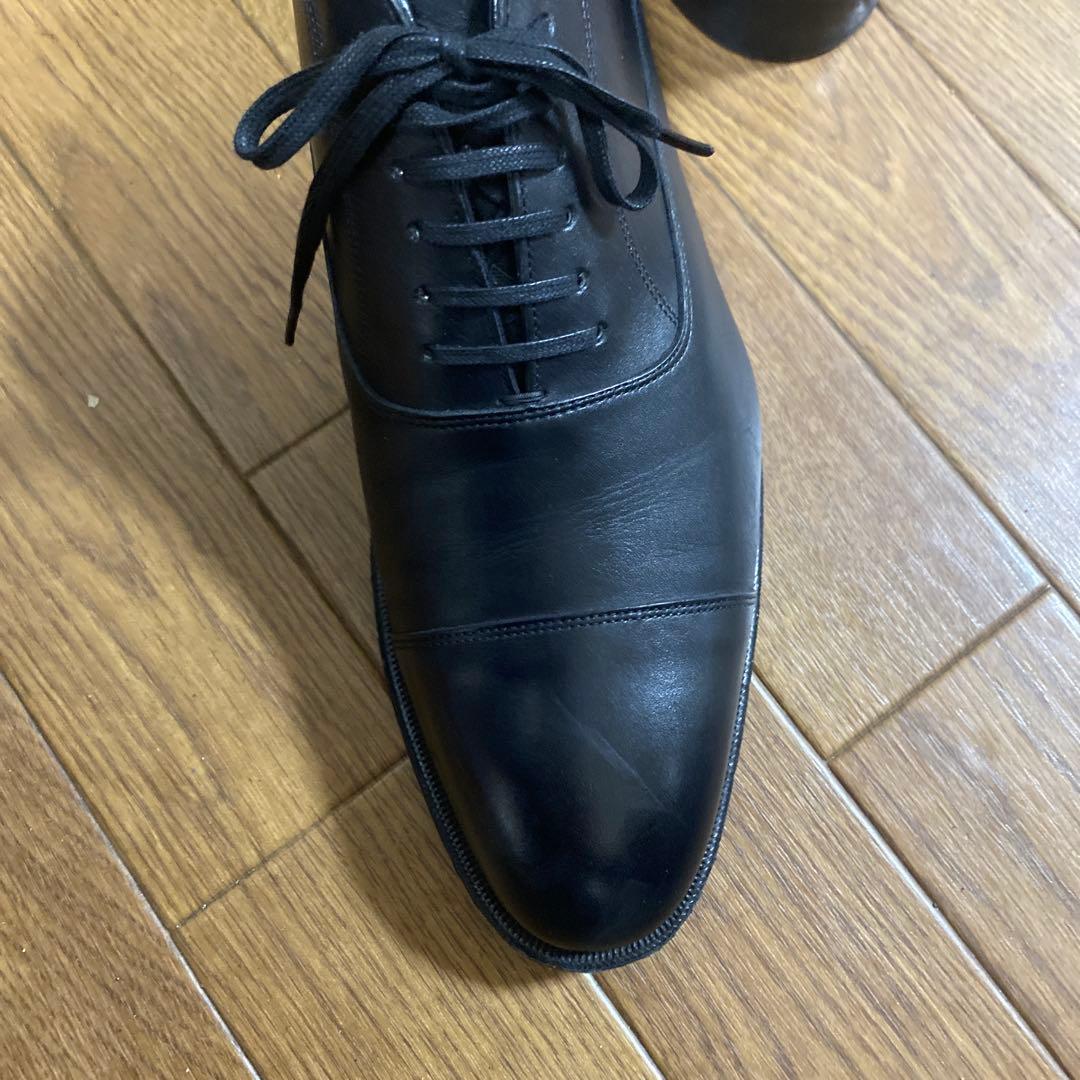 SHETLAND FOX ブラック ドレスシューズ