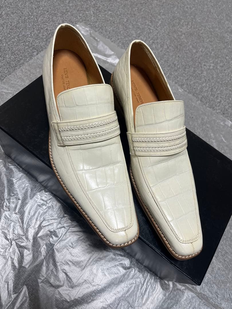 ★極美品★MENS TENORAS メンズ　ティノラス　靴　ホワイト