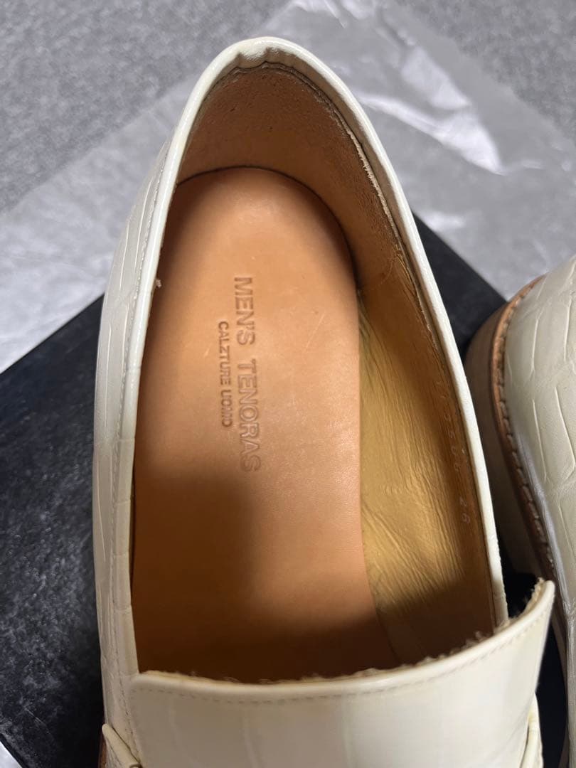 ★極美品★MENS TENORAS メンズ　ティノラス　靴　ホワイト