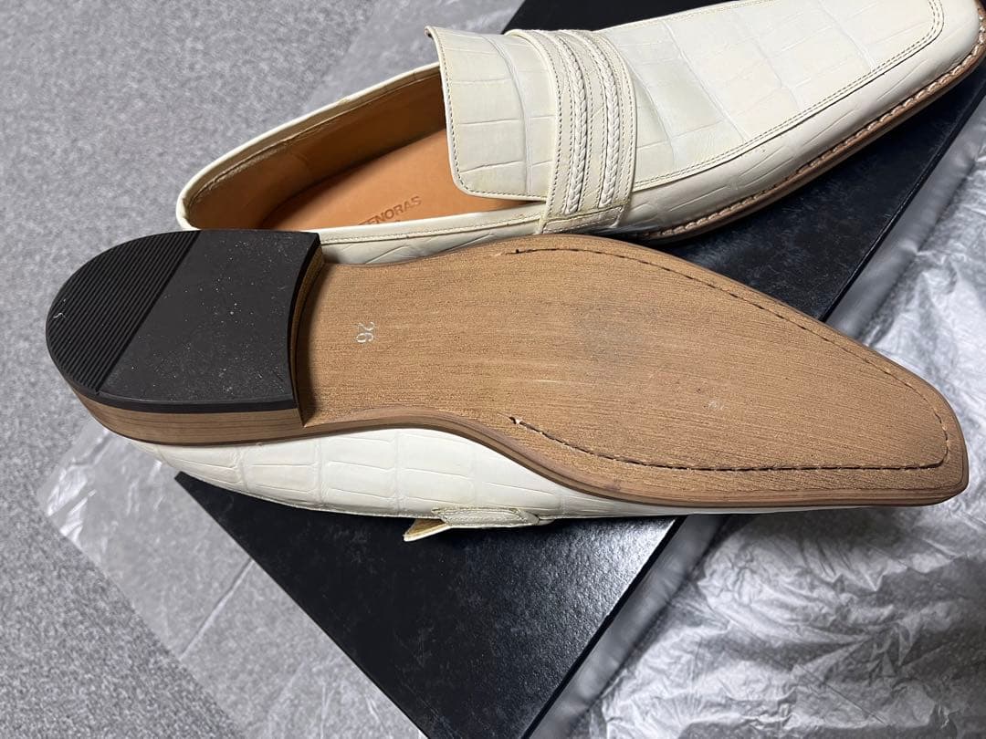 ★極美品★MENS TENORAS メンズ　ティノラス　靴　ホワイト