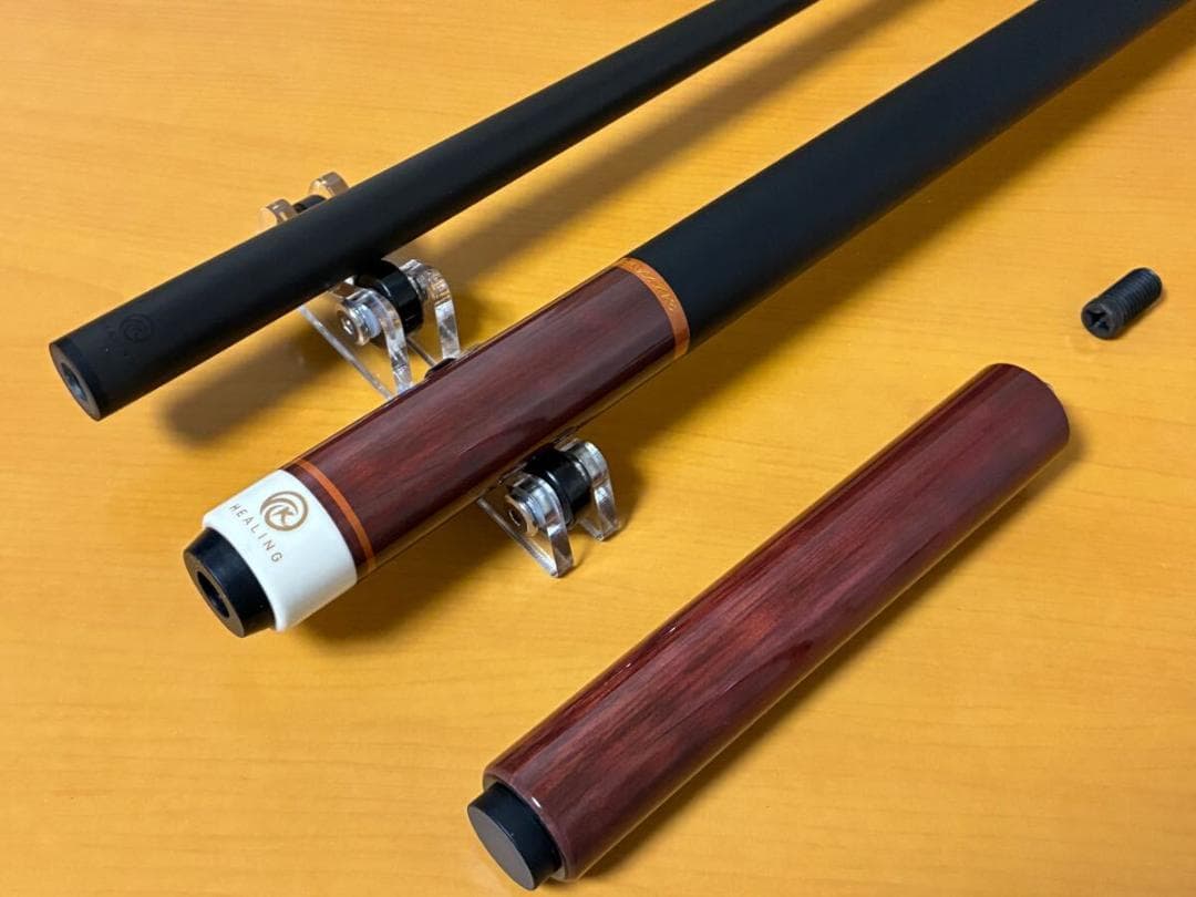 【美品】OK　HEALING製プレイキュー　カーボンコアバット　エクステンション