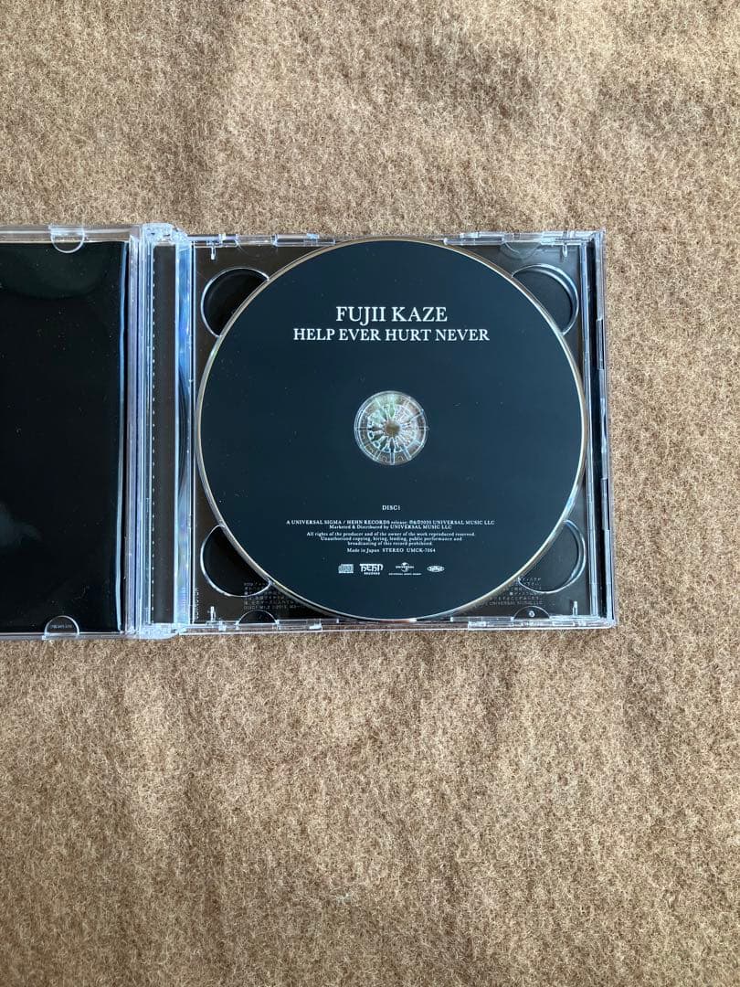 藤井風 HELP EVER HURT NEVER 初回限定盤 ブックレット cd