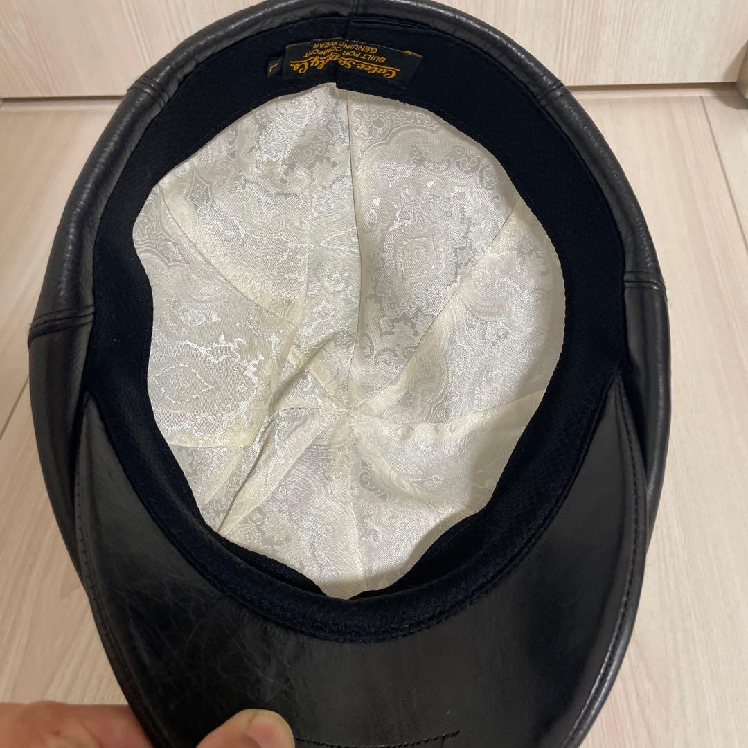 Calee レザー キャスケット